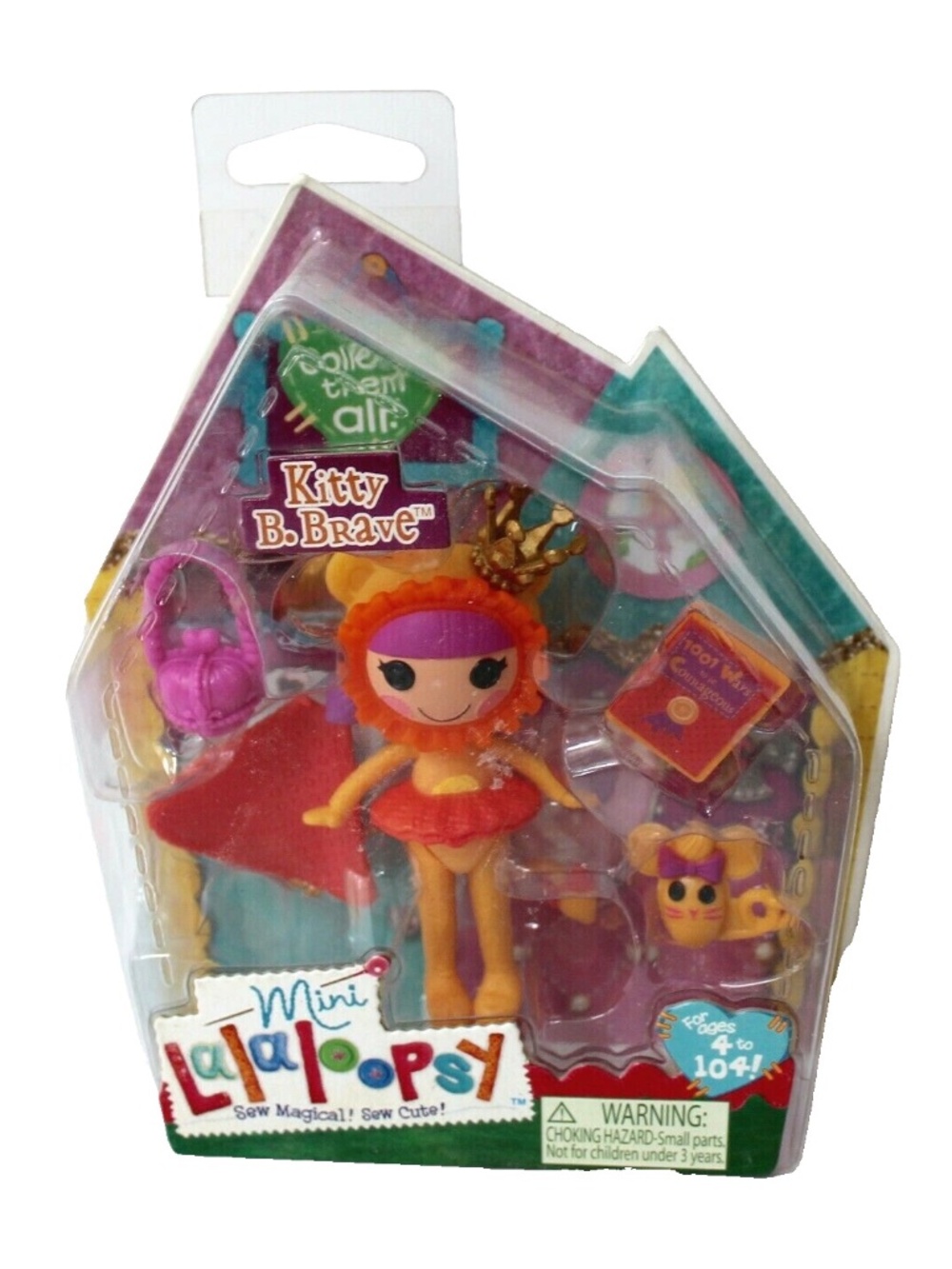Lalaloopsy Mini Kitty B. Brave Doll NEW